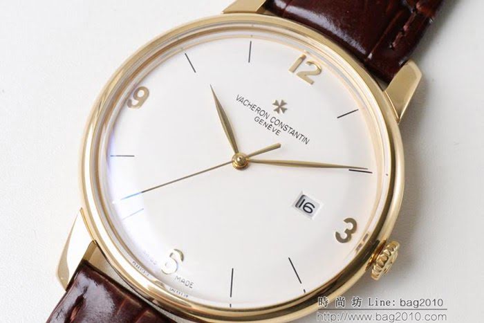 江詩丹頓 Vacheron Constantin VC最新力作 江詩丹頓VC 極簡傳承複刻腕表 商務百搭型 男士腕表  wssb5174